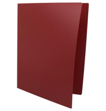 Папка-скорошиватель с карманом A4, 500мкн., крас., 4Office 4-213-01 (20)