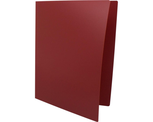 Папка-скорошиватель с карманом A4, 500мкн., крас., 4Office 4-213-01 (20)