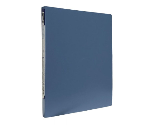 Папка-скорошиватель с карманом A4, 500мкн., син., 4Office 4-213-06 (20)