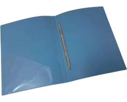 Папка-скорошиватель с карманом A4, 500мкн., син., 4Office 4-213-06 (20)
