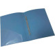 Папка-скорошиватель с карманом A4, 500мкн., син., 4Office 4-213-06 (20)