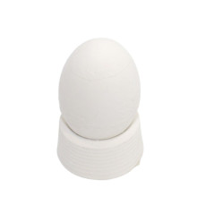 Гипсовые фигурки яйцо с трафаретом на подставке