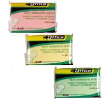 Hartie pt notite cu lipici, 51x76mm, assorti 100foi 4Office 4-421 (18)