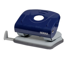 Дырокол пластик. 8см. 20л., синий NORMA 4345 (12)