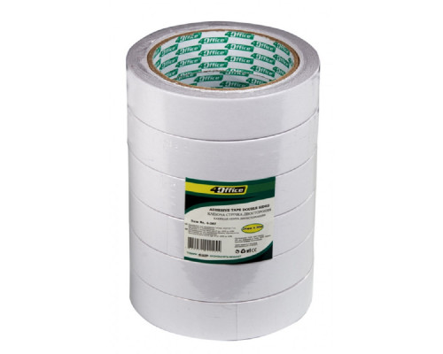 62061 Скотч 2-х стороний, 12*20м, 4OFFICE 4-383 (12/144)