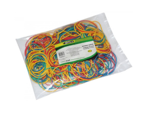 Elasticuri p/u bani 200gr., D50mm colore, 4OFFICE 4-431 (100)