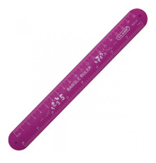 50068 Линейка-браслет пластик, 20 cm, розовая, CLASS 9028-12 (20/400)