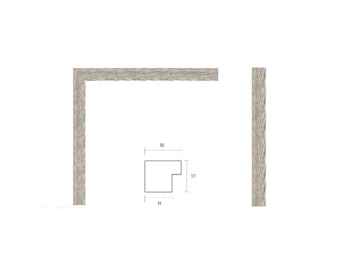 Фоторамка A6 10*15 c ножкой-подставкой серая 15-02-12 CM*8780
