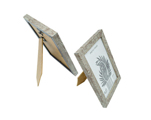 Фоторамка A6 10*15 c ножкой-подставкой серая 15-02-12 CM*8780