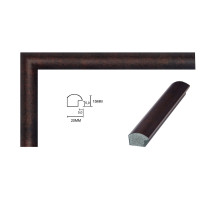 Фоторамка A6 10*15 c ножкой-подставкой коричневая 20-01-03 CM*8797