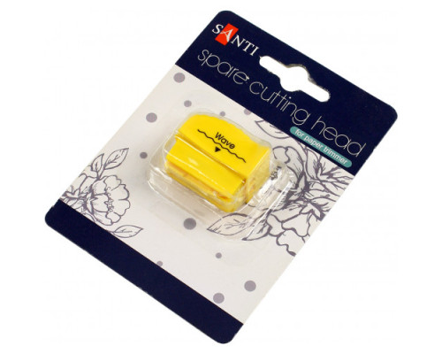 Нож макетный роликовый — волна Santi 952419