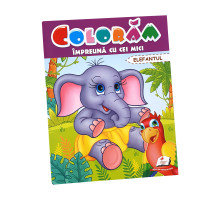 74608 Coloram impreuna cu cei mici "Elefantul" N*9655 (25.5X20)