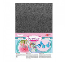 71710 Foamiran negru cu gliter, 10foi, 200*300мм, 1,7мм, Santi 742673