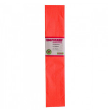 Hartie creponata fluorescent oranj 20% (50cm*200cm) 1Вересня 705396 (10/200)