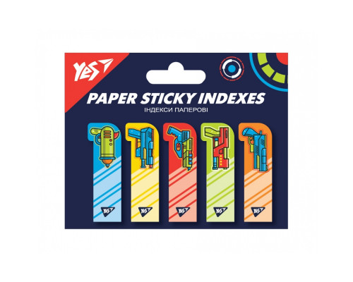 Indexuri din hartie "Blaster", 50*15 mm, 100 buc (5*20) YES 170308 (24/288) Indexuri din hartie "Blaster", 50*15 mm, 100 buc (5*20) YES 170308 (24/288)