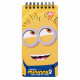 Блокнот 80х160мм, 60л., линия, cпираль, "Minions" YES 151767 (30/60)