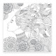 Carte de colorat antistres "Fete magice" SANTI 742907 (100)