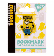 Закладка для книг металлическая, "Minions" YES 707840 (20/500)