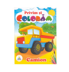 Privim si coloram CAMION. N*8481