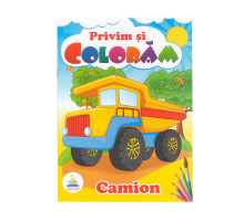 Privim si coloram CAMION. N*8481