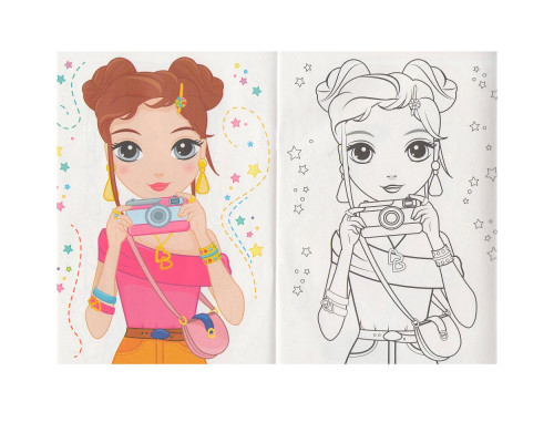 Privim si coloram FETE COCHETE. N*8528