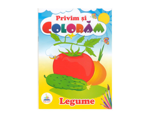 Privim si coloram LEGUME. N*3974