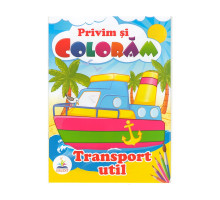 Privim si coloram TRANSPORT UTIL. N*8504