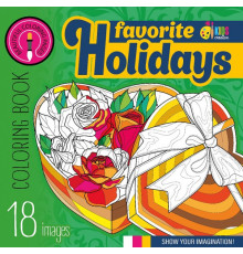 Раскраска 200х200мм, 16л, "Favorite Holidays" 22352 (20)