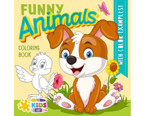 Раскраска 200х200мм, 16л, "Funny Animals" 22360 (20) Раскраска 200х200мм, 16л, "Funny Animals" 22360 (20)