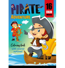 72450 Раскраска A4, 16л, "Pirate Adventure" 22212