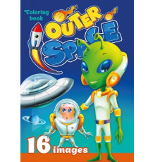 72463 Carte de colorat A4, 16file, "Outer Space" 22150 (20)