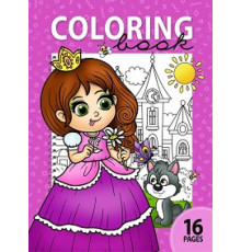 72475 Carte de colorat A4, 16file, "Princess Violet" 22196 (20)