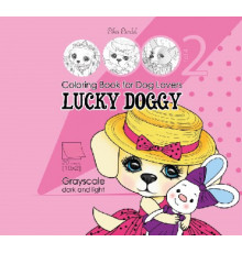 Раскраска-антистресс, 200х200мм, 20л, "Lucky Doggy"2D, #2, 21294 (10)
