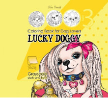 72056 Раскраска-антистресс, 200х200мм, 20л, "Lucky Doggy"2D, #3, 21295