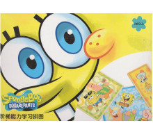 69057 Пазл деревянный "SpongeBob" 3шт. SB0016