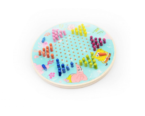 69058 Настольная игра "Китайские шашки" SpongeBob SB0047 69058 Настольная игра "Китайские шашки" SpongeBob SB0047