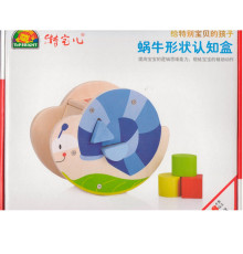 69065 Сортер "Улитка" дерево 7566