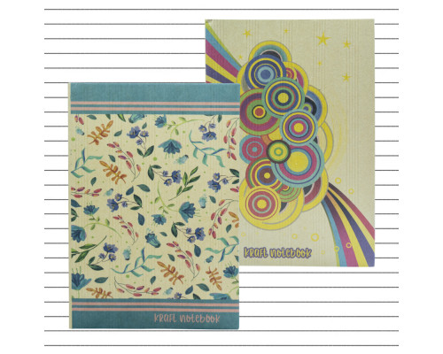 Carnet A5, 72foi linie., CRAFT, Gingko (64)