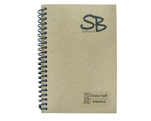 Carnet A5 70foi, linie, spira CRAFT SB Gingko (6) Carnet A5 70foi, linie, spira CRAFT SB Gingko (6)