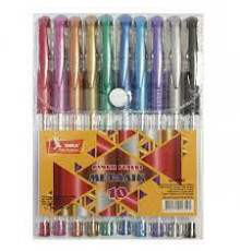 Set pixuri gel, 10cul., Metallic, cutie PVC, ГР42, УМКА (1/12/144)