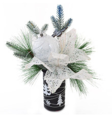 Композиция новогодняя "Белоснежка" d-29см 904216