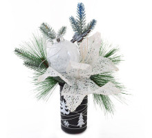 Compoziție de revelion „Albă ca Zăpada” d-29cm 904216