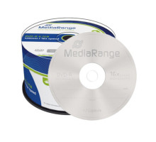 Диск DVD-R, MediaRange, 4.7GB|120min 16x speed, 50шт. MR444