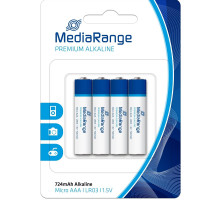 04029 Батарейка AAA, Alkaline, MediaRanger, 4шт.MRBAT101 (12/144)