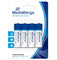 Батарейка AA, Alkaline, MediaRanger, 4шт.MRBAT104 (12/144)