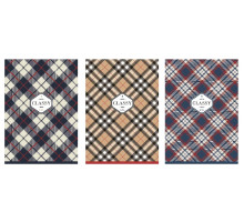 Блокнот А6 50 л. клетка, склейка ВД лак Student A6-GB-050-821K (10/240)