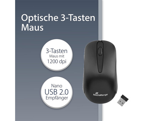 Mouse fara fir MediaRange MROS209