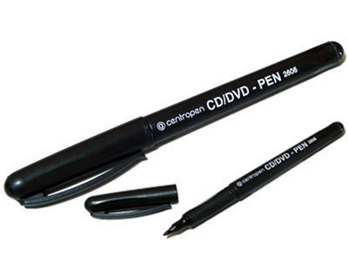 Marker CD-DVD Centropen 0.6mm albastru, 4616 (10)