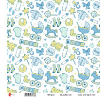 Set hirtie pentru scrapbooking №11, 5 buc. 740758