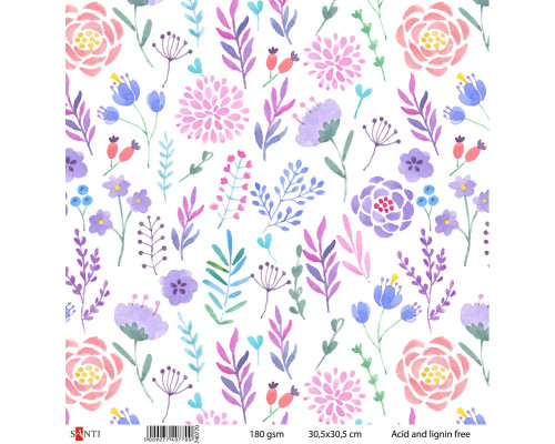 Set hirtie pentru scrapbooking №17, 5 buc. 740770 Set hirtie pentru scrapbooking №17, 5 buc. 740770